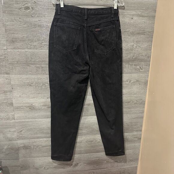 Sasson Vintage Modern Basics Women's Faded Black Denim Jeans 12 W30 L28 - Picture 4 of 6